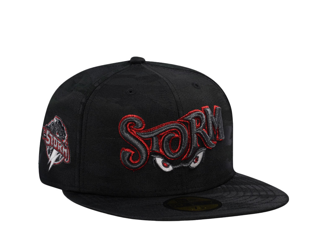 New Era Lake Elsinore Storm Glow Thunder Midnight Camo Edition 59Fifty Fitted Cap