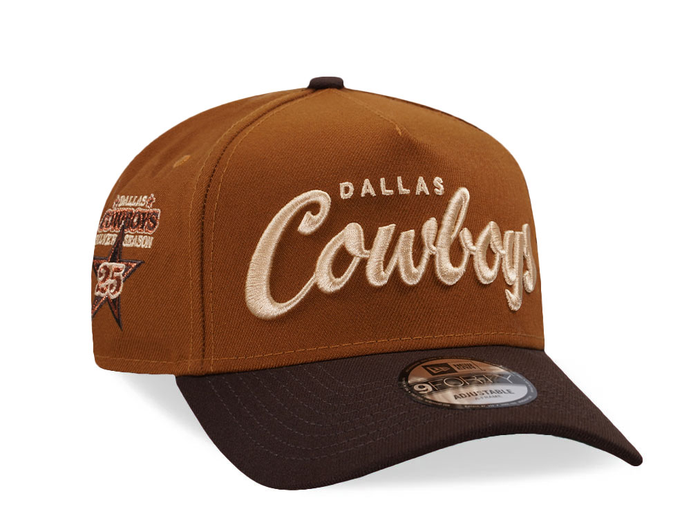 New Era Dallas Cowboys Silver Season Bourbon Prime Two Tone Edition 9Forty A Frame Snapback Cap