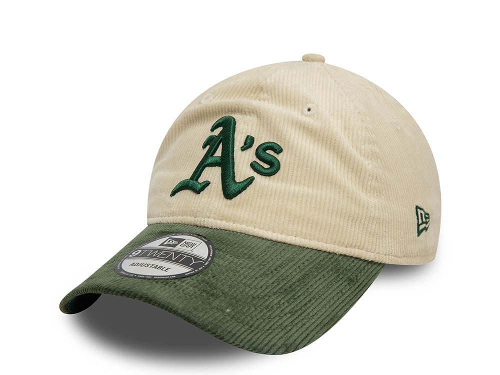 New Era Oakland Athletics Corduroy Two Tone 9Twenty Strapback Cap