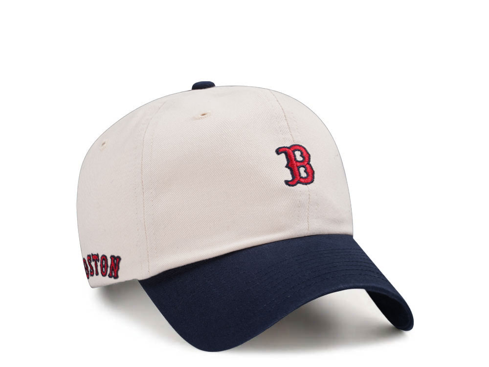 47Brand Boston Red Sox Natural Base Runner Clean up Snapback Cap