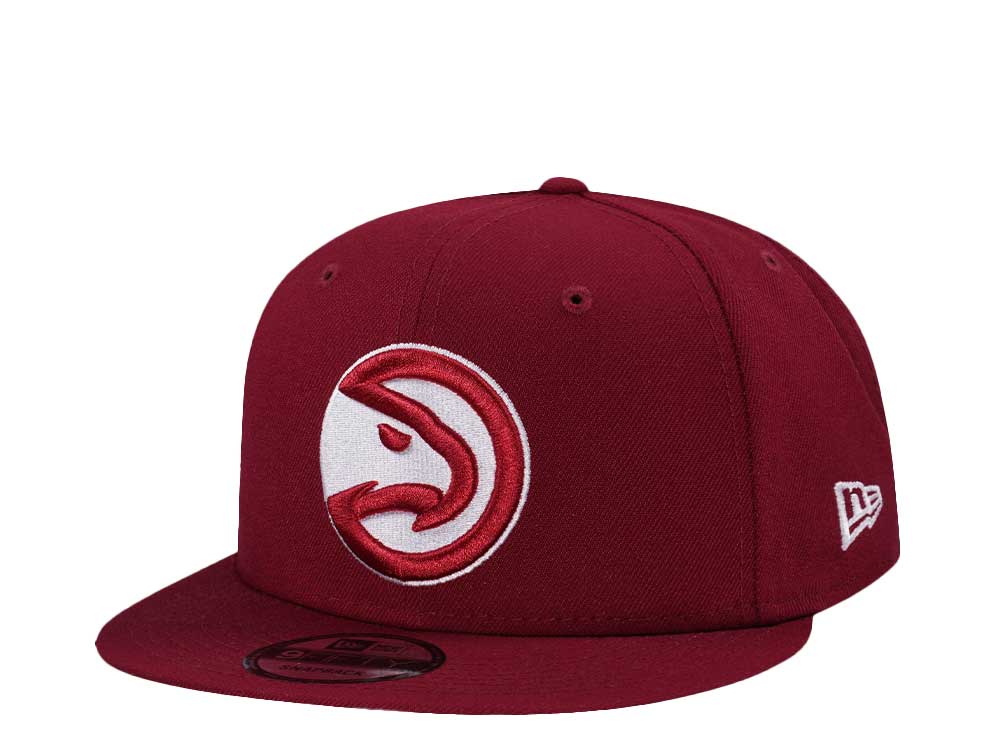 New Era Atlanta Hawks Maroon Classic Edition 9Fifty Snapback Cap