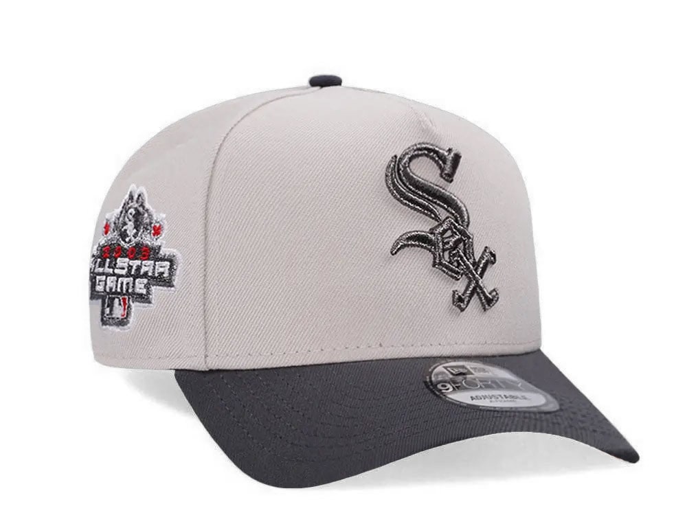 New Era Chicago White Sox All Star Game 2003 Chrome Two Tone 9Forty A Frame Snapback Cap