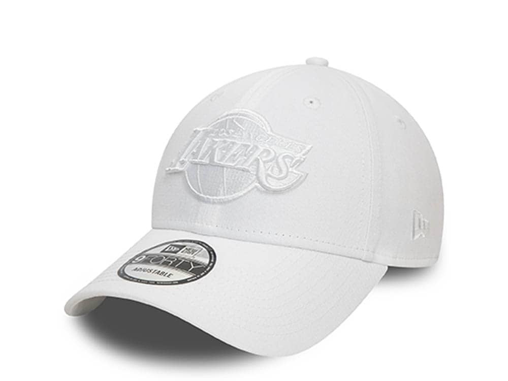 New Era Los Angeles Lakers Essential White 9Forty Strapback Cap