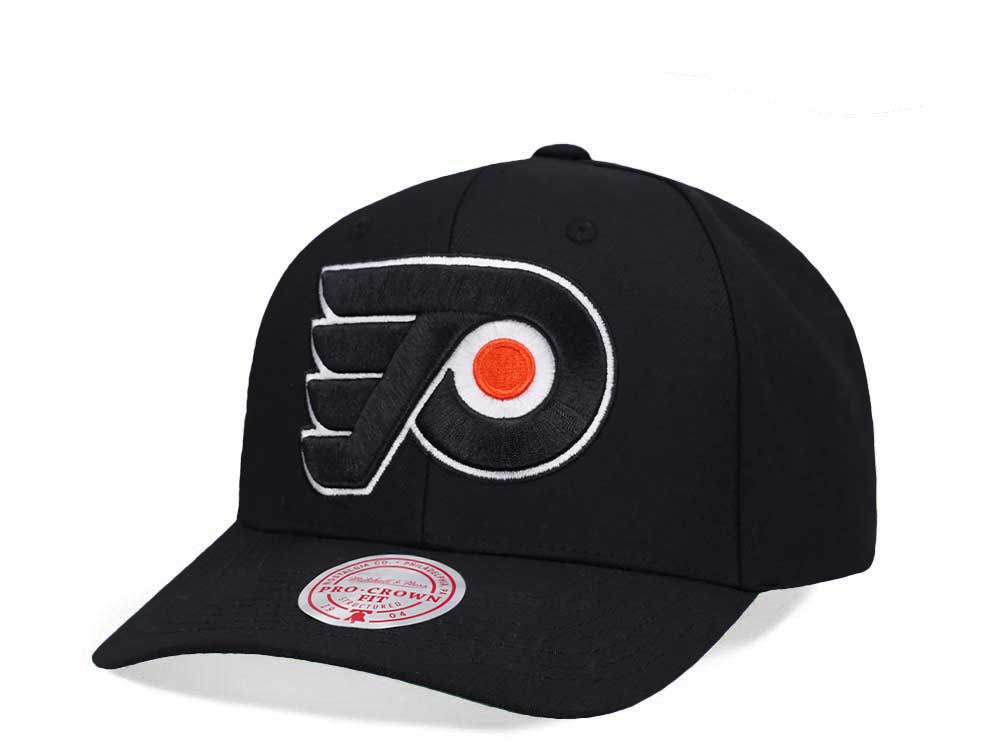 Mitchell & Ness Philadelphia Flyers Team Ground 2.0 Pro Black Snapback Cap