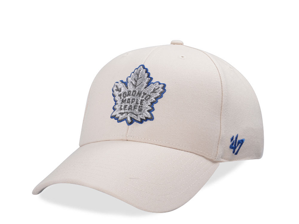 47Brand Toronto Maple Leafs Natural Metallic MVP Snapback Cap