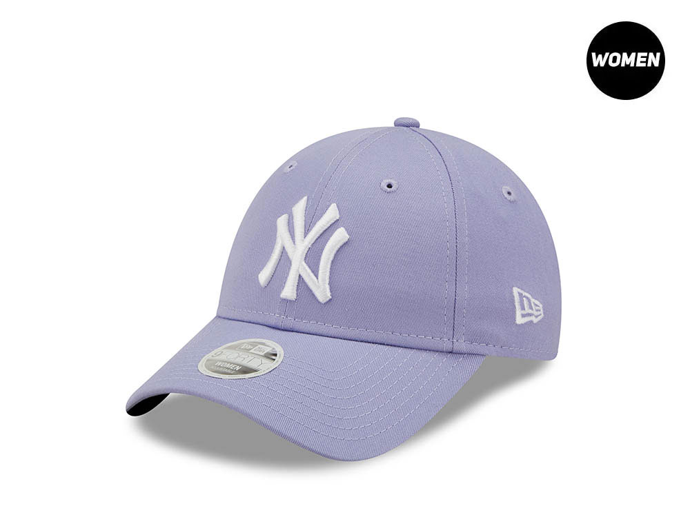 New Era New York Yankees League Essential Lavender Womens 9Forty Strapback Cap