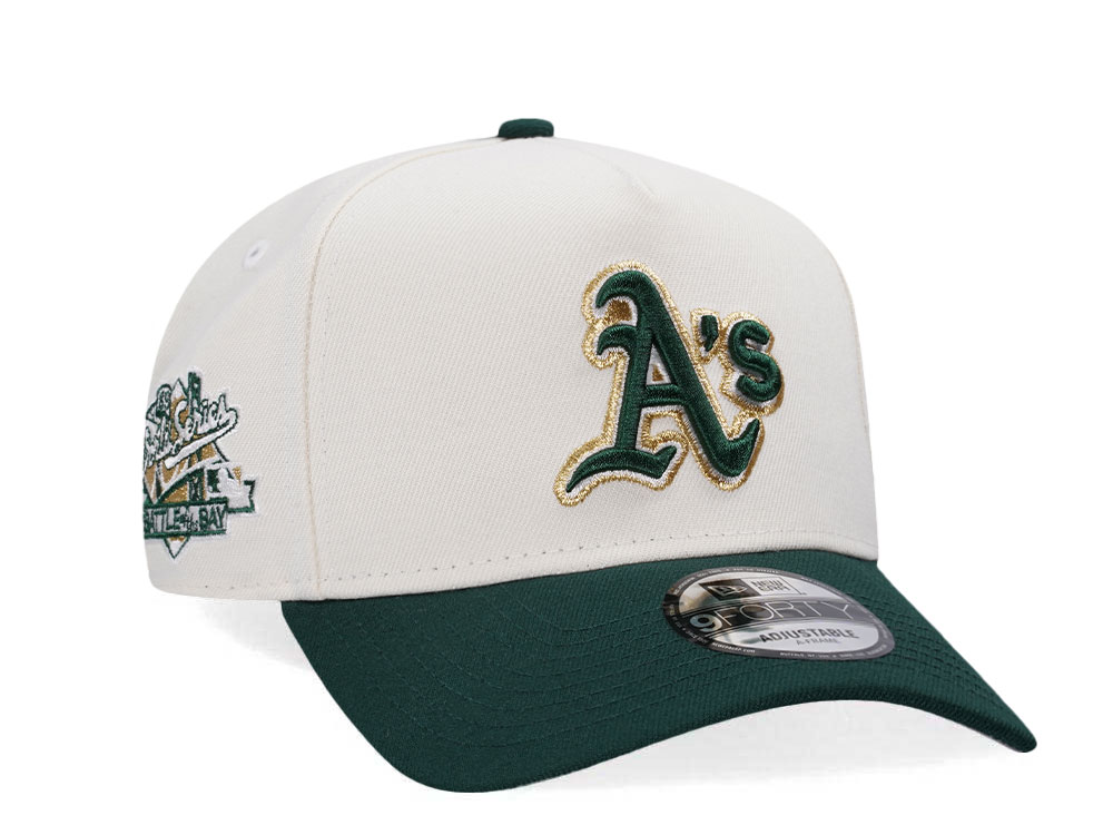 New Era Oakland Athletics World Series 1985 Chrome Two Tone Edition A Frame Snapback Cap