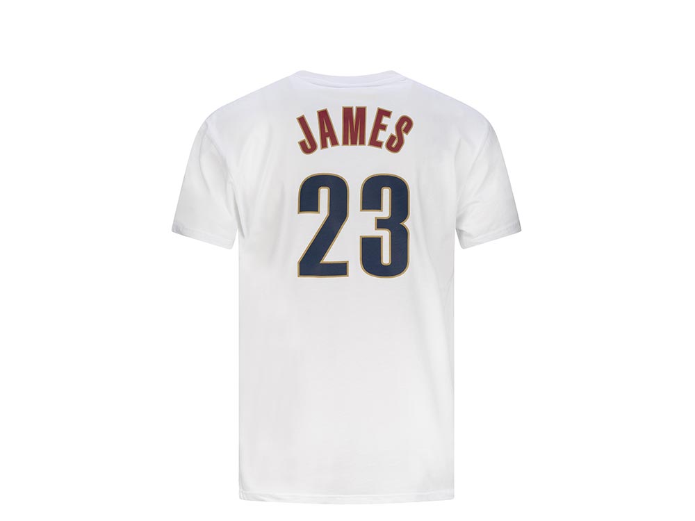 Mitchell Ness Cleveland Cavaliers Lebron James Name Number T Shirt TOPPERZSTORE.DE