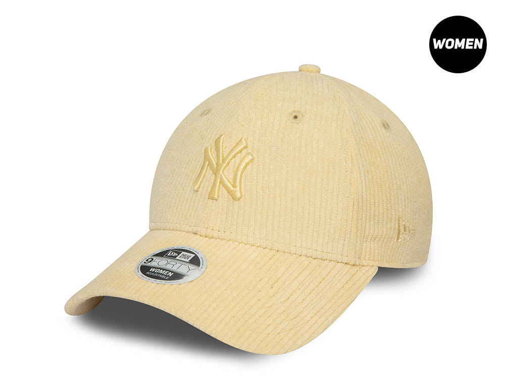 New Era New York Yankees Summer Cord Yellow Womens 9Forty Strapback Cap