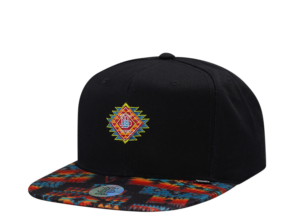 Djinns Aztek Black Snapback Cap