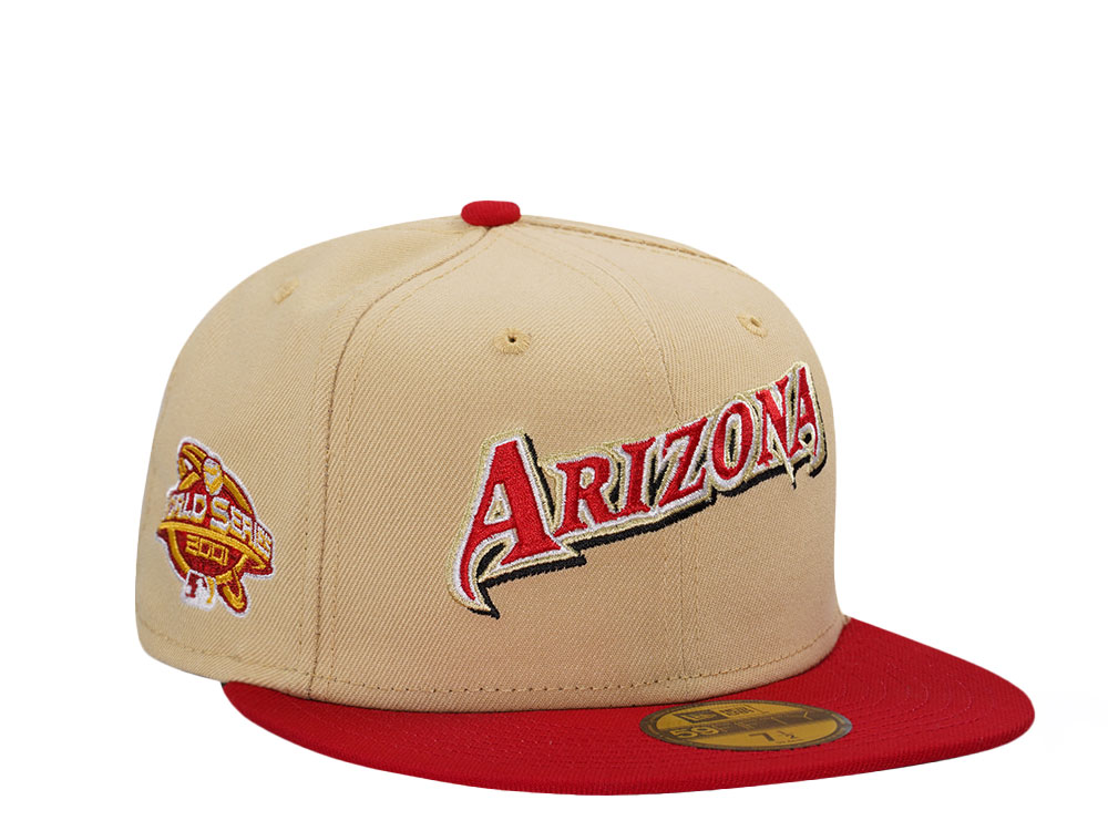 New Era Arizona Diamondbacks World Series 2001 Vegas Two Tone Edition 59Fifty Fitted Cap