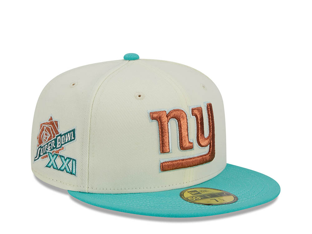 New Era New York Giants Super Bowl XXI Two Tone City Icon 59Fifty Fitted Cap