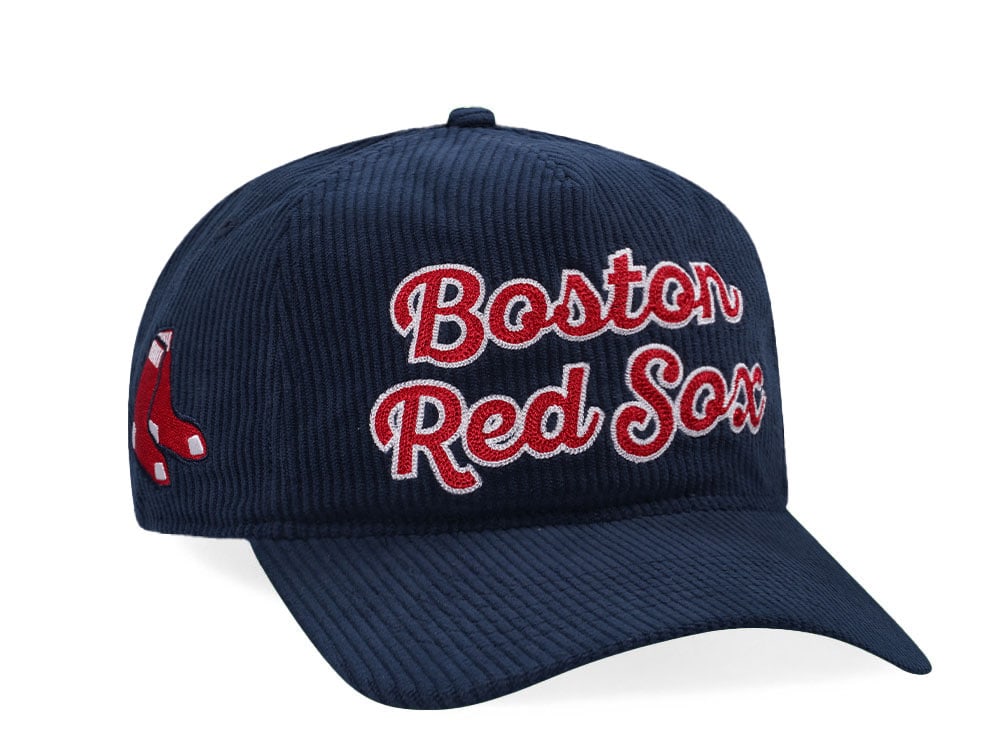 47Brand Boston Red Sox Navy Chainscript 47 Hitch Snapback Cap