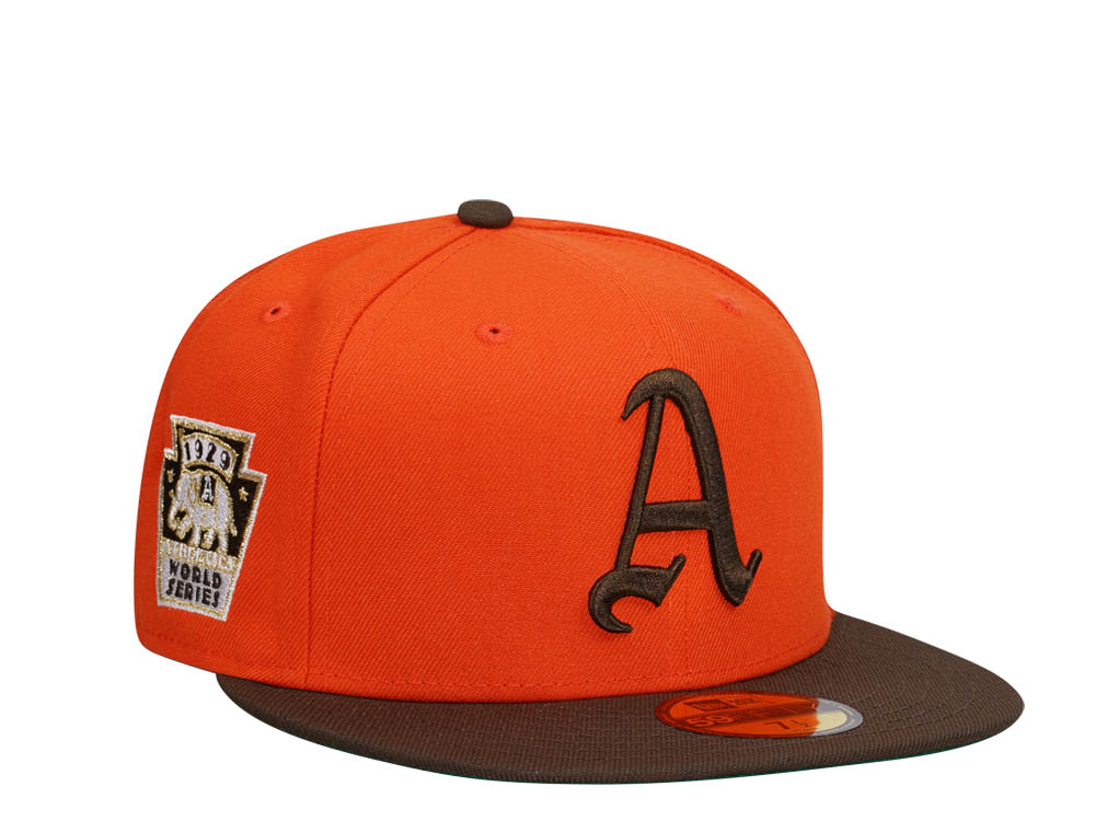 New Era Philadelphia Athletics World Series 1929 Orange Two Tone Edition 59Fifty Fitted Cap