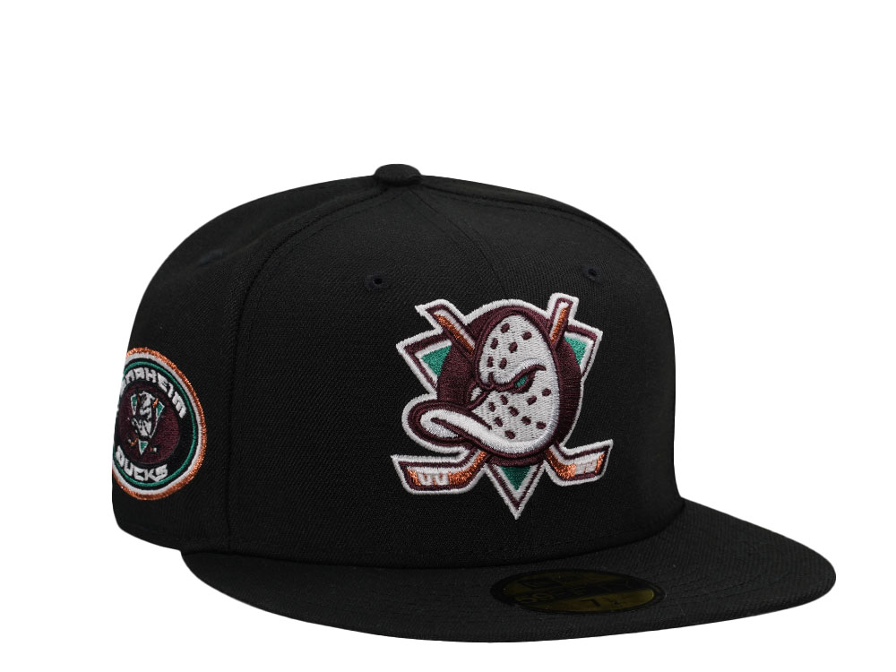 New Era Anaheim Ducks Black Glow Edition 59Fifty Fitted Cap