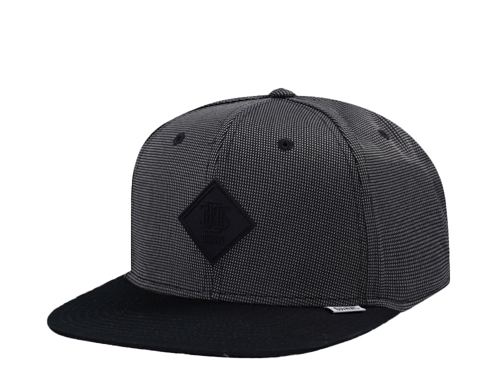 Djinns SkyNylon Grey 6 Panel Snapback Cap