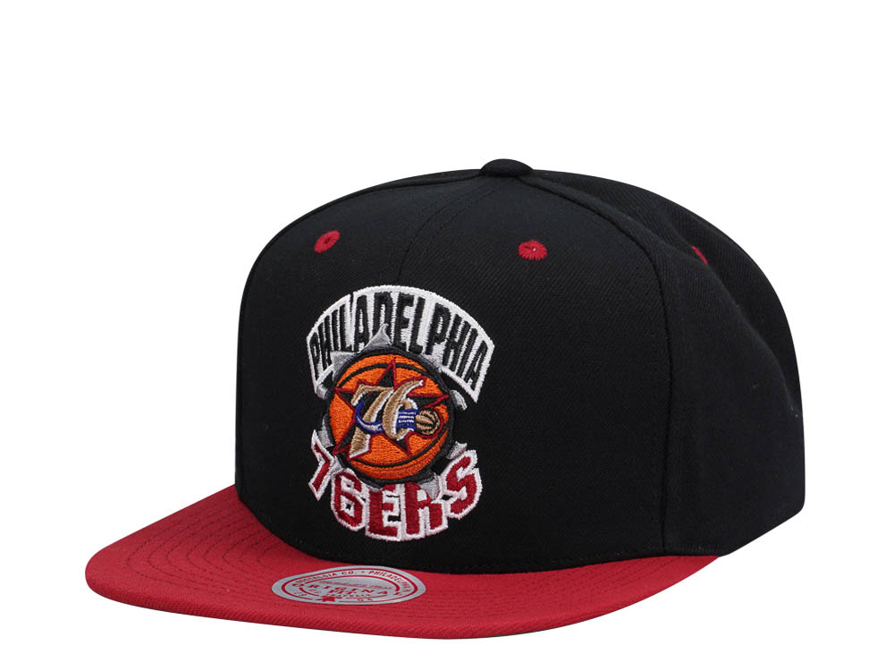 Mitchell & Ness Philadelphia 76ers Breakthrough Two Tone Snapback Cap