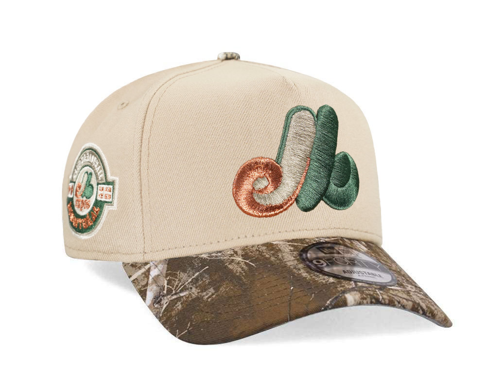 New Era Montreal Expos Camel Realtree Edition 9Forty Snapback Cap