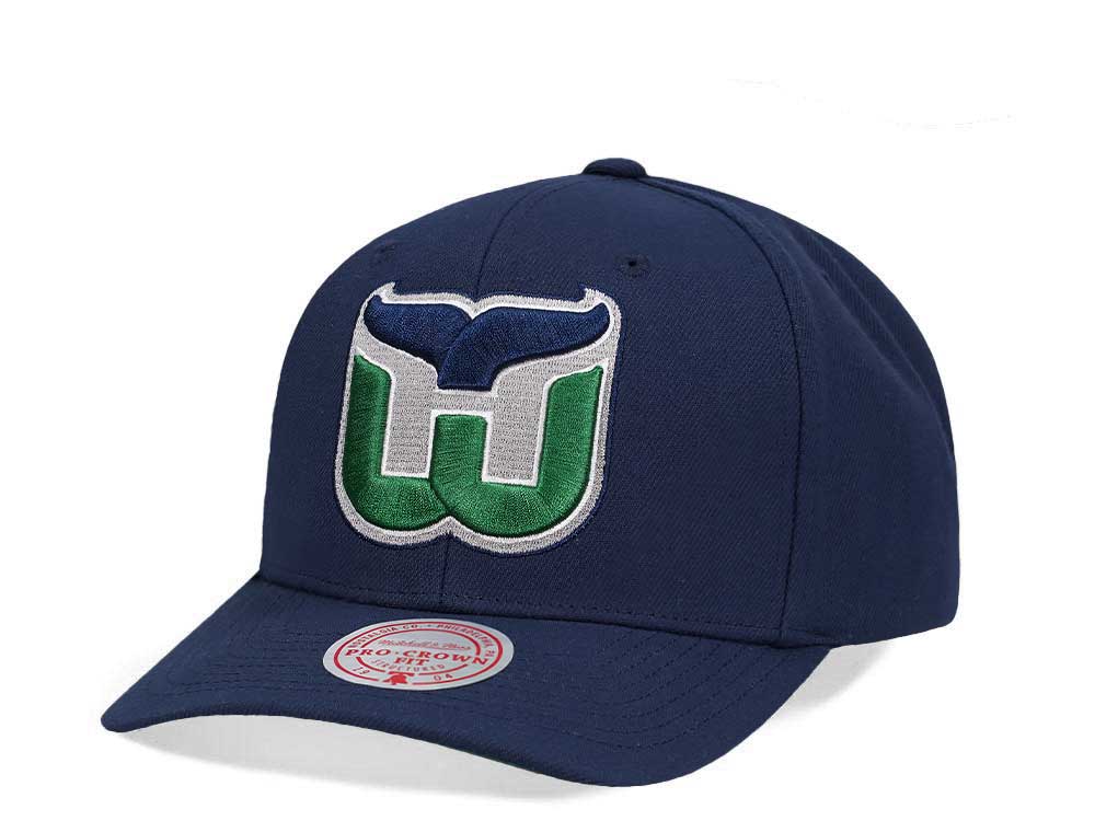 Mitchell & Ness Hartford Whalers Team Ground 2.0 Pro Navy Snapback Cap