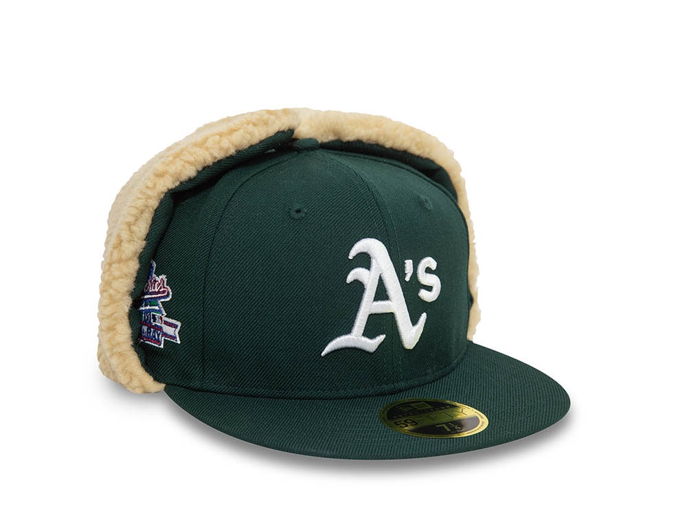 New Era Oakland Athletics World Series Edition Green 59Fifty Dogear Fitted Cap