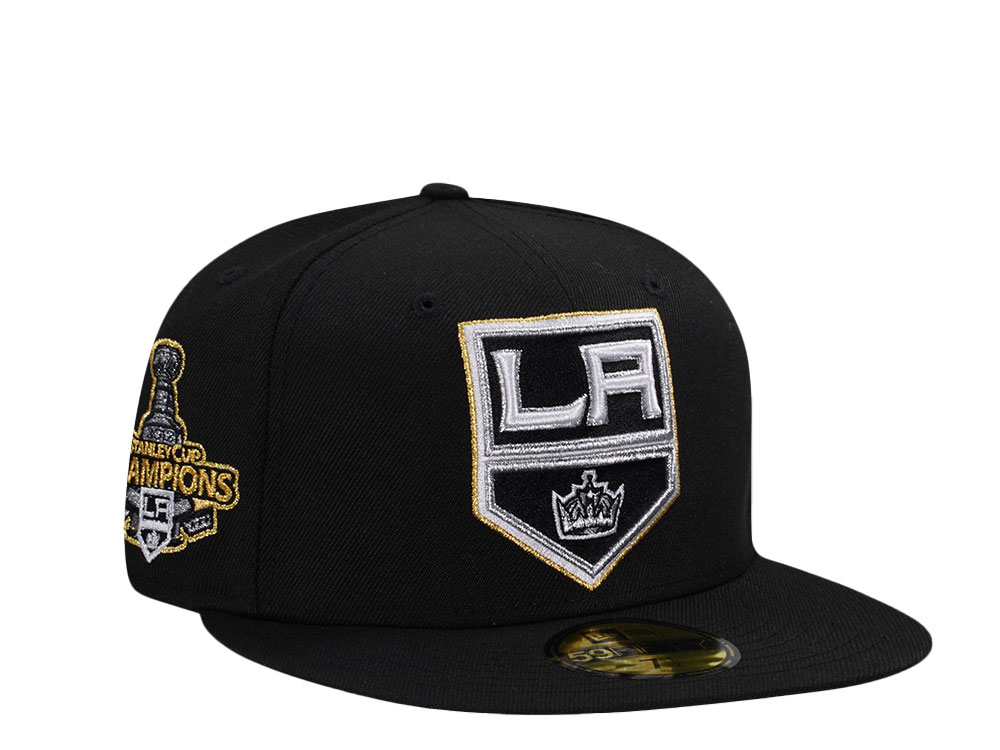 New Era Los Angeles Kings Stanley Cup Champions 2012 Black Gold Edition 59Fifty Fitted Cap