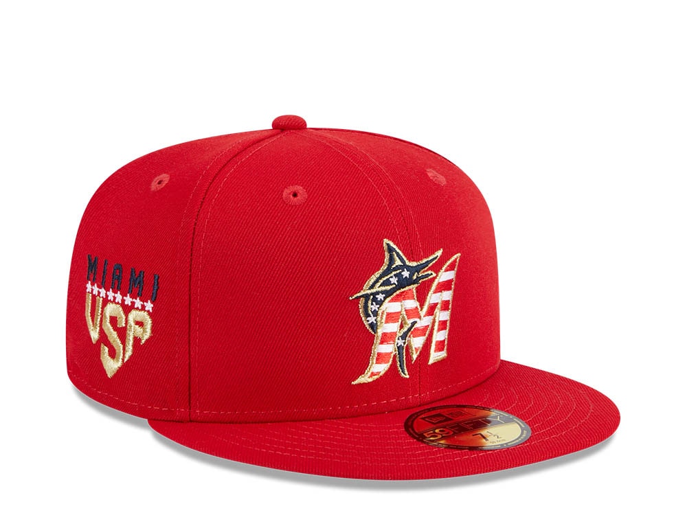 New Era Miami Marlins 4th of July 23 59Fifty Fitted Cap