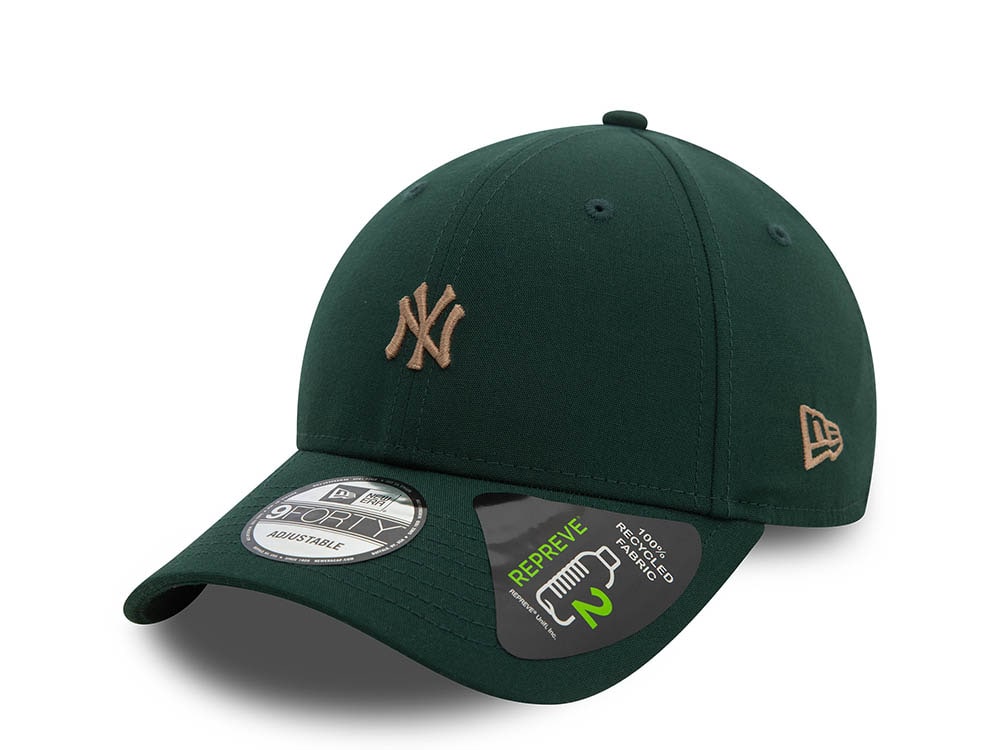 New Era New York Yankees Repreve Green 9Forty Strapback Cap