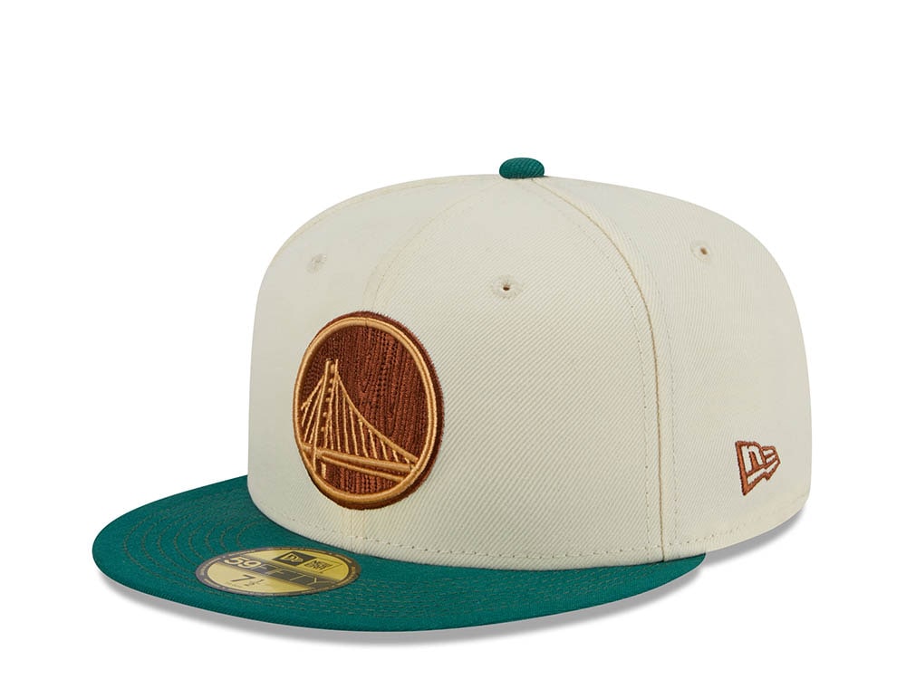 New Era Golden State Warriors Stone Two Tone Camp Classic Edition 59Fifty Fitted Cap