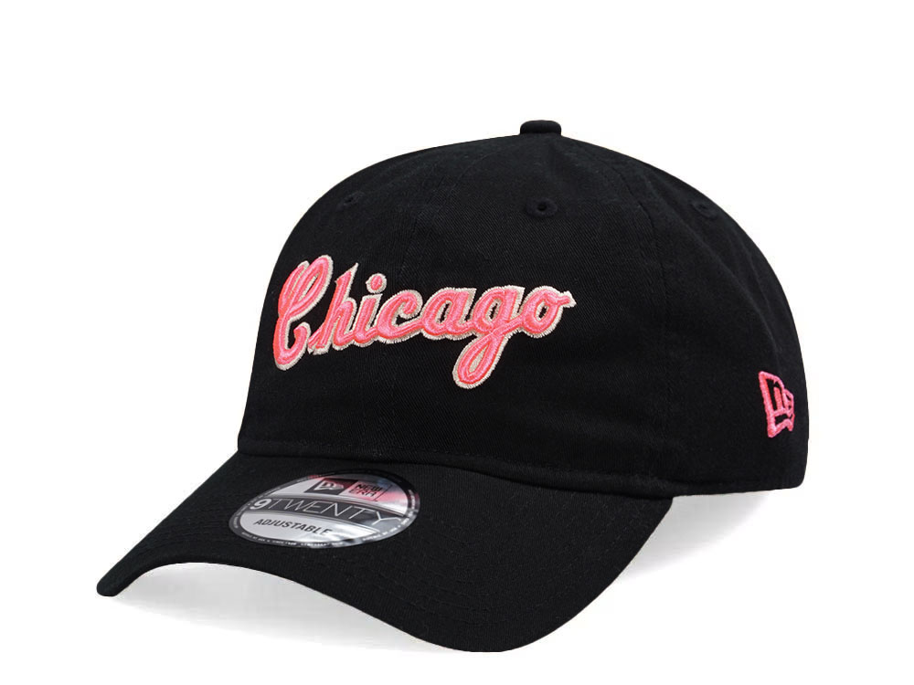 New Era Chicago White Sox Glowy Pink Script Edition 9Twenty Strapback Cap