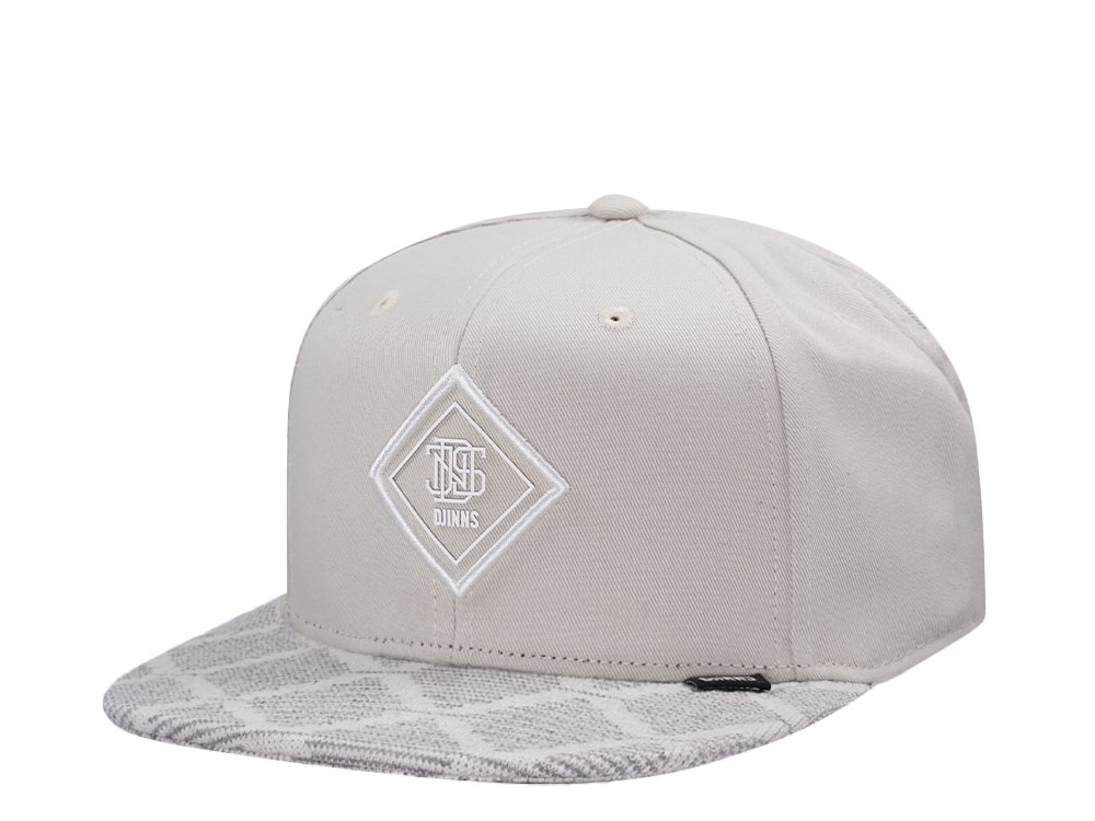 Djinns FendoLookalike Light Grey 6 Panel Snapback Cap