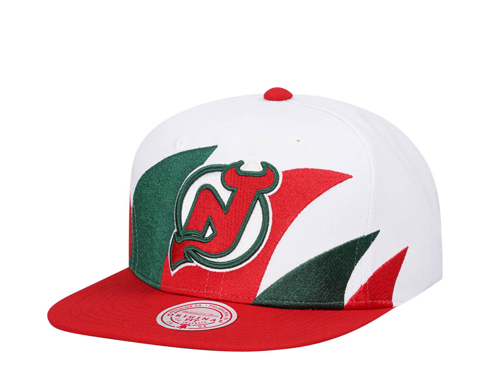 Mitchell & Ness New Jersey Devils Vintage Sharktooth Snapback Cap