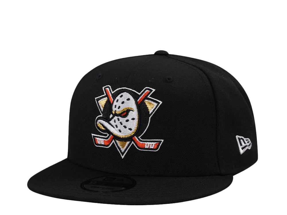 New Era Anaheim Ducks NHL Injection 2024 Black 9Fifty Snapback Cap