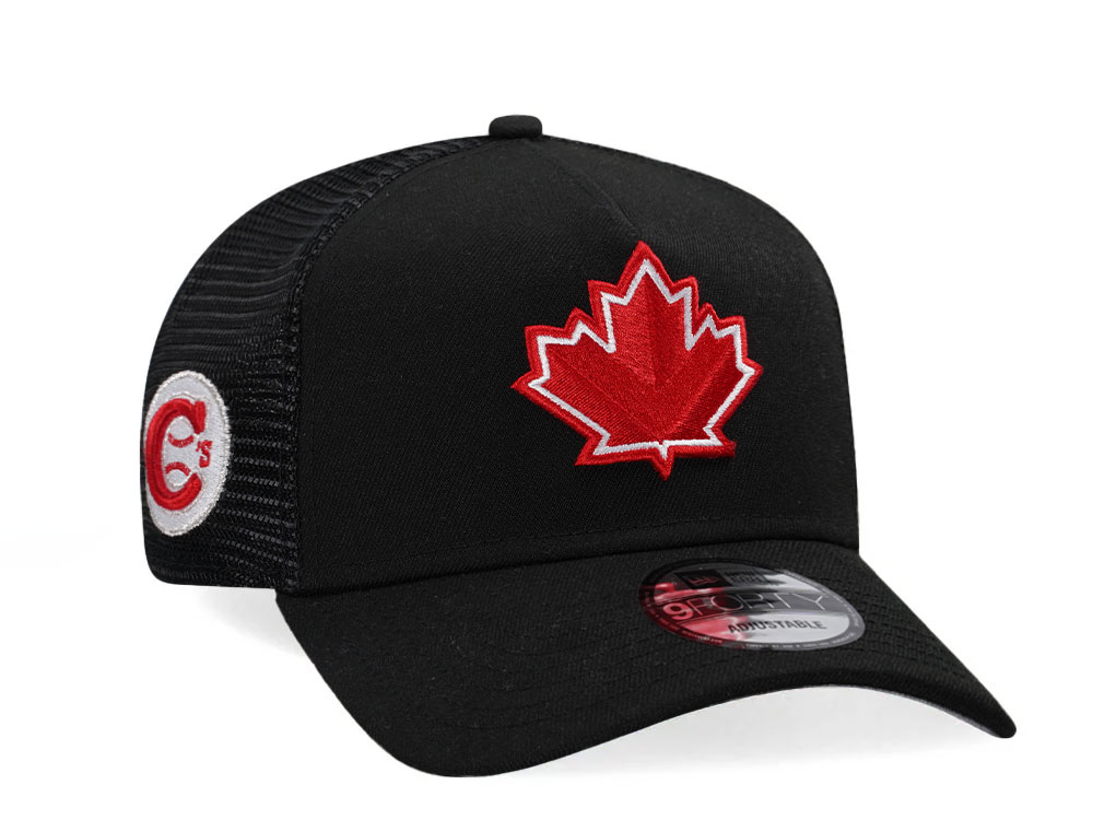 New Era Vancouver Canadians Black Classic Edition Trucker A Frame Snapback Cap