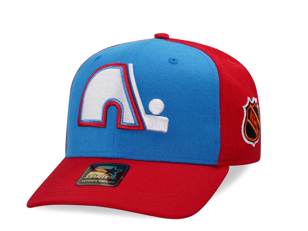 Starter Quebec Nordiques Classic Vintage Logo Curved Snapback Cap